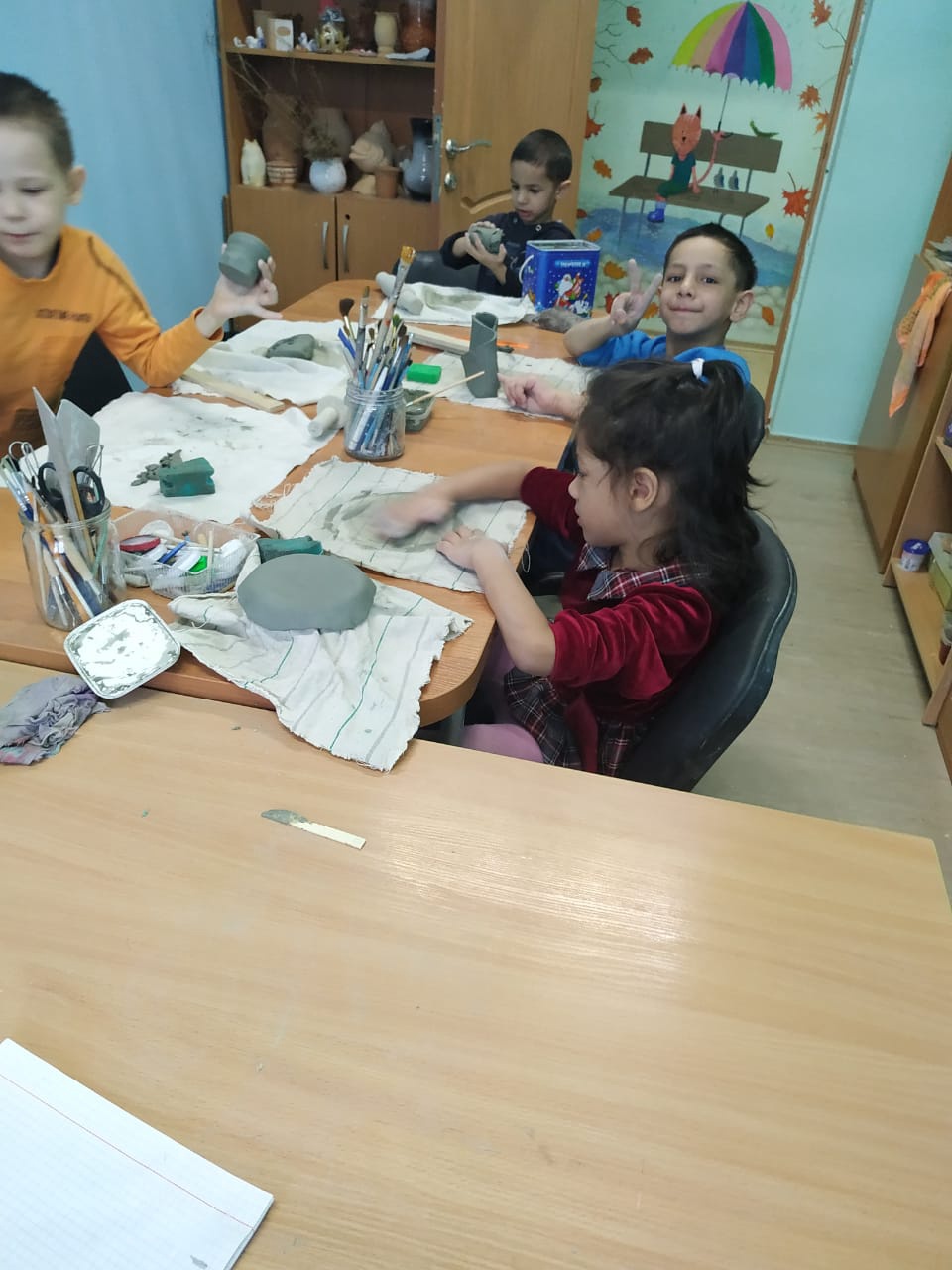 Каникулы в гончарной мастерской