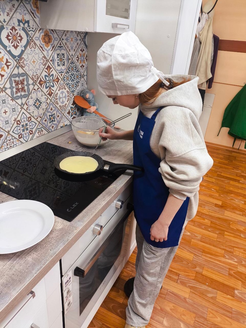 В последние дни Масленицы в нашем ресурсном центре царил аромат только что испечённых блинов! 