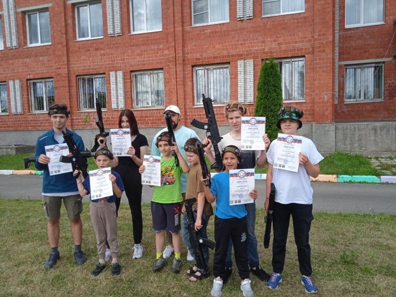 Тренировка по лазертагу и награждение.