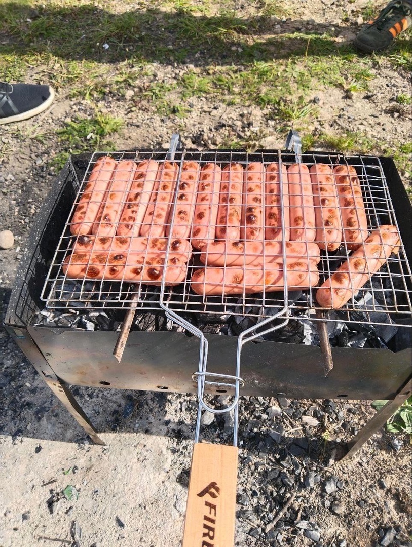 Ребята на пикнике