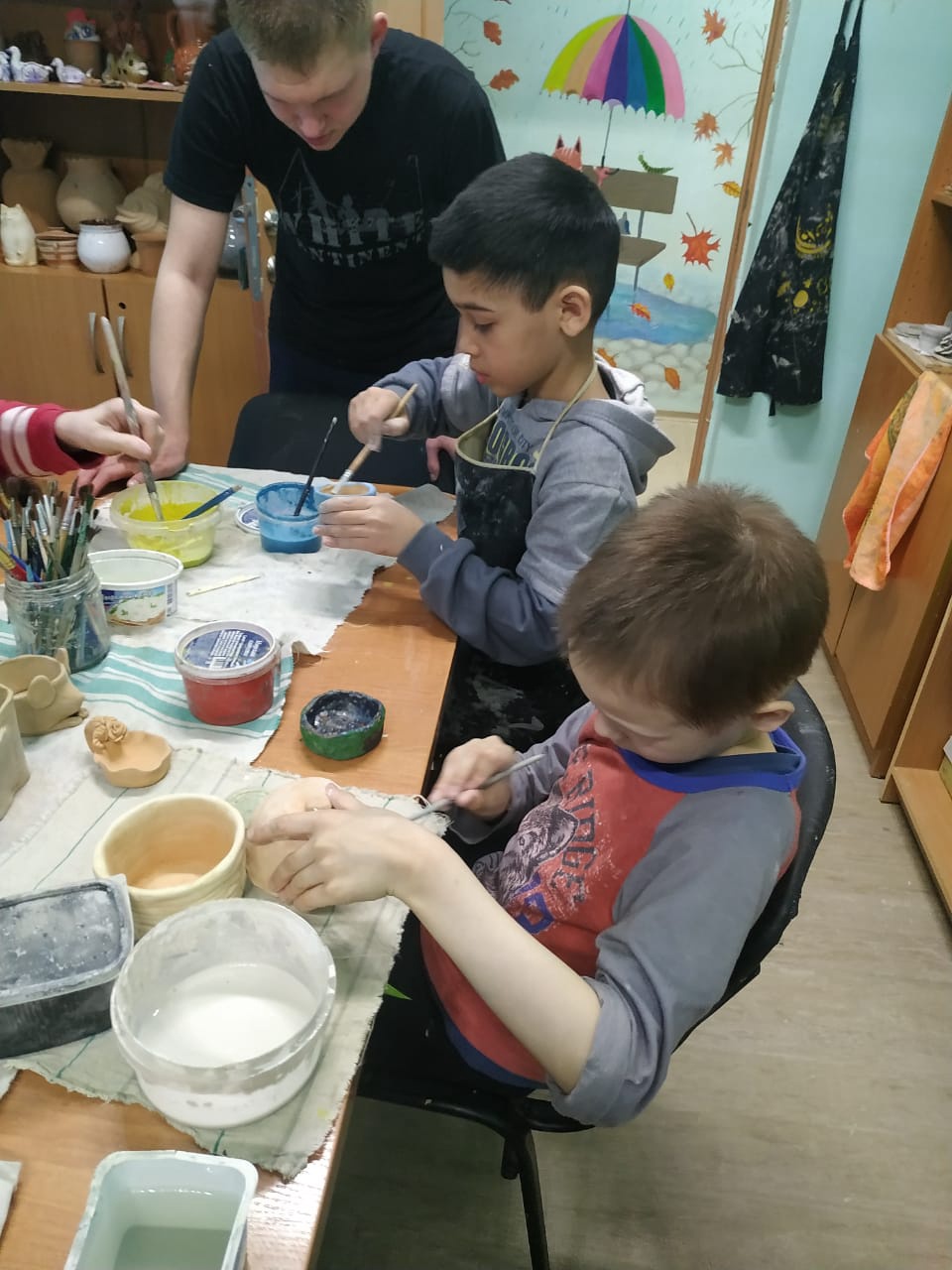 Каникулы в гончарной мастерской