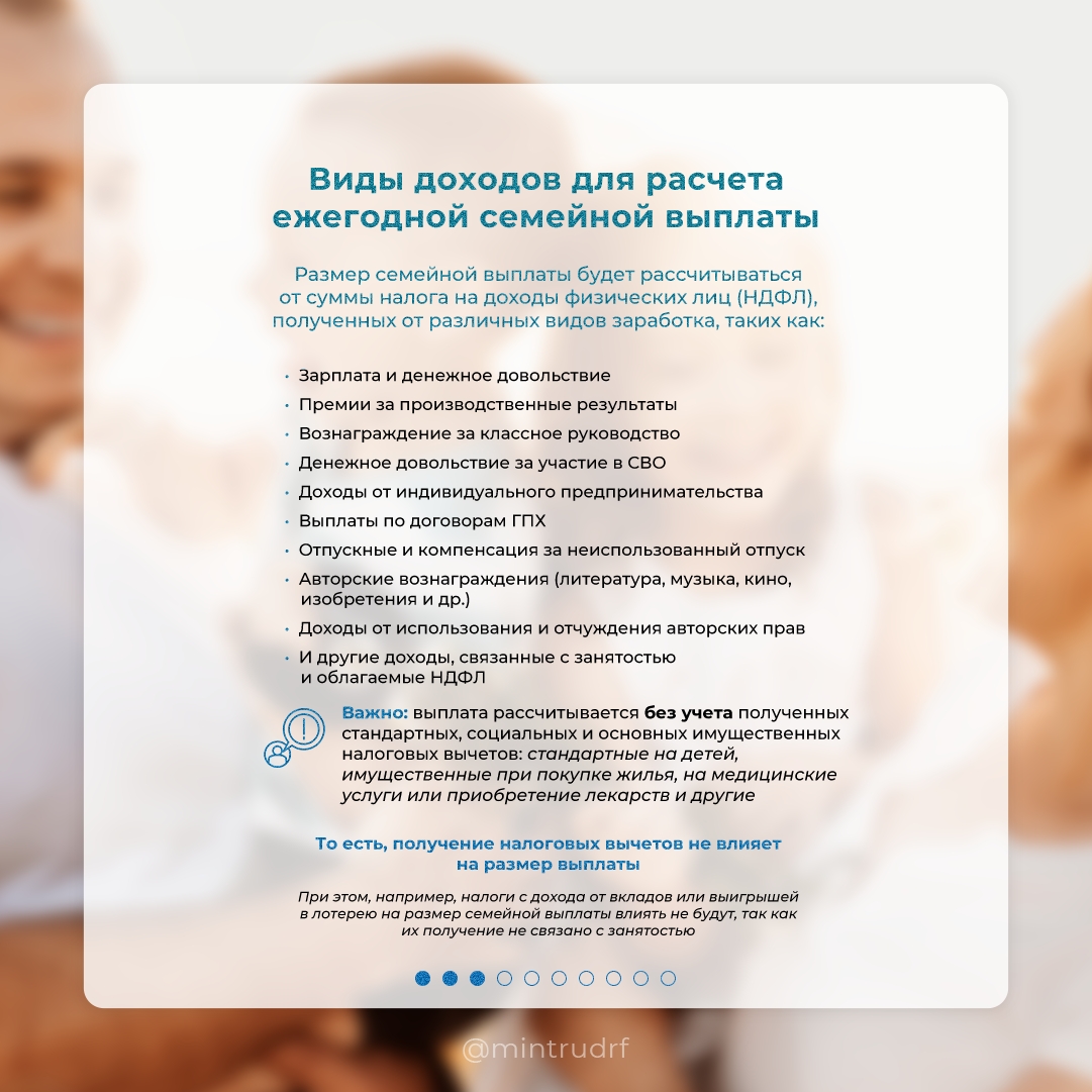 С 1 июня Социальный фонд начнет принимать заявления на оформление ежегодной семейной выплаты