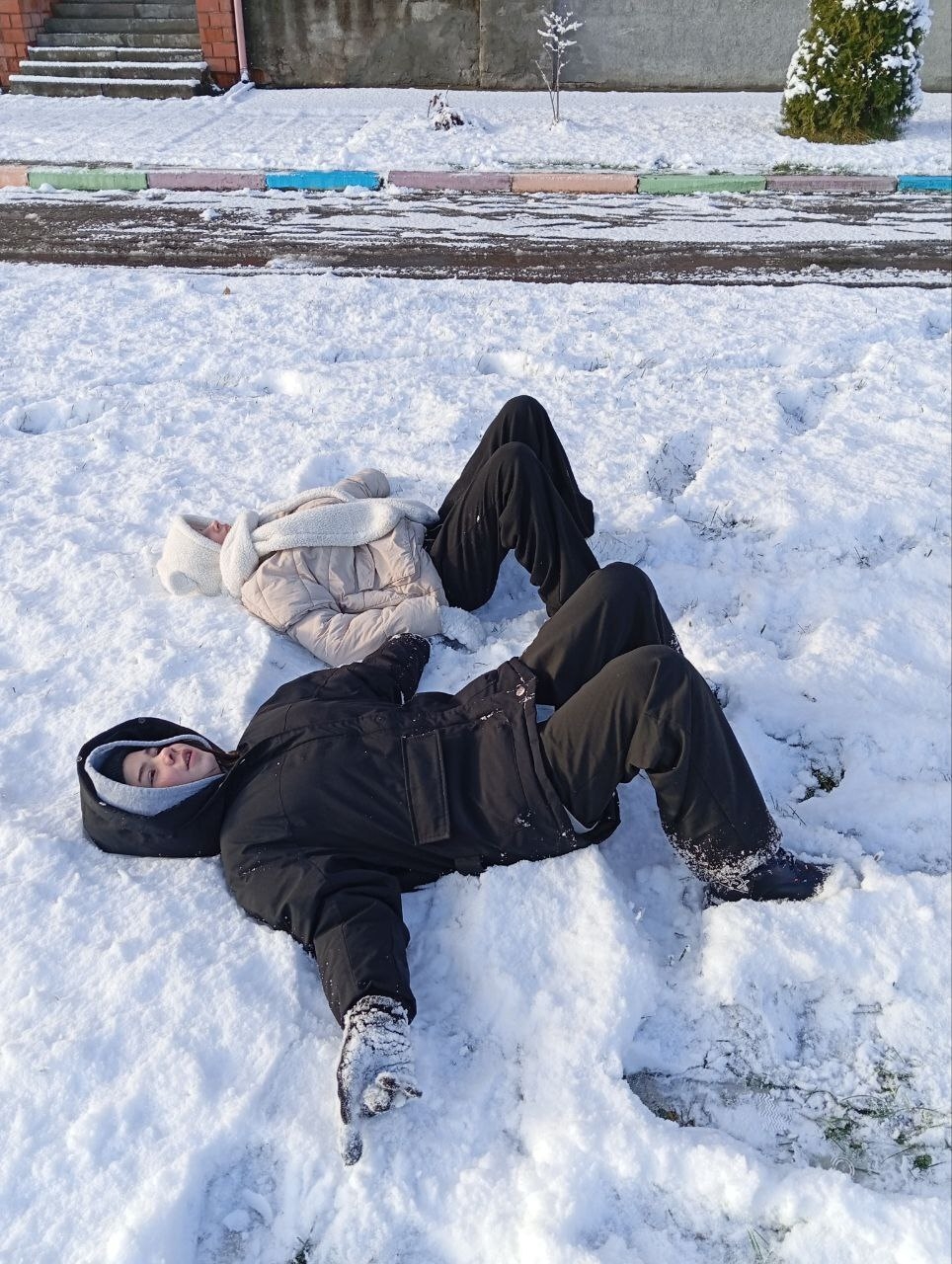 Вот он, первый снег! 