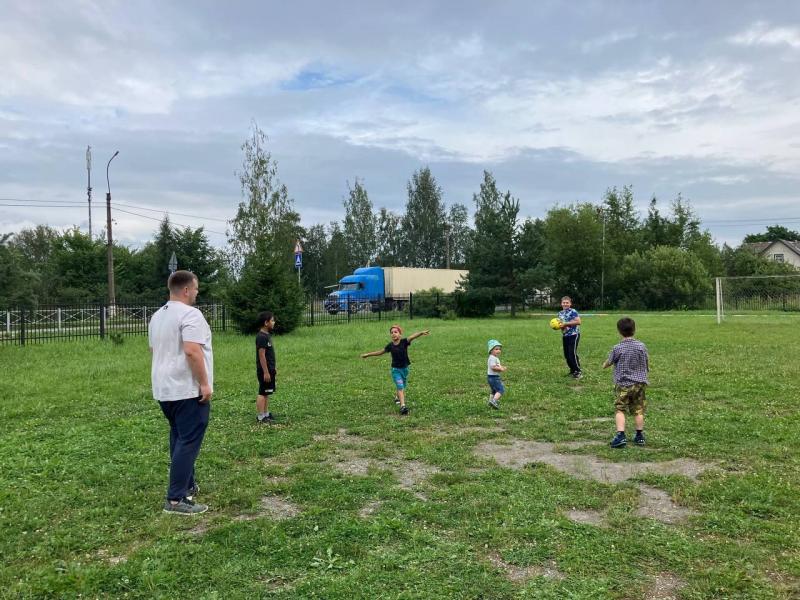 Занимаемся спортом.