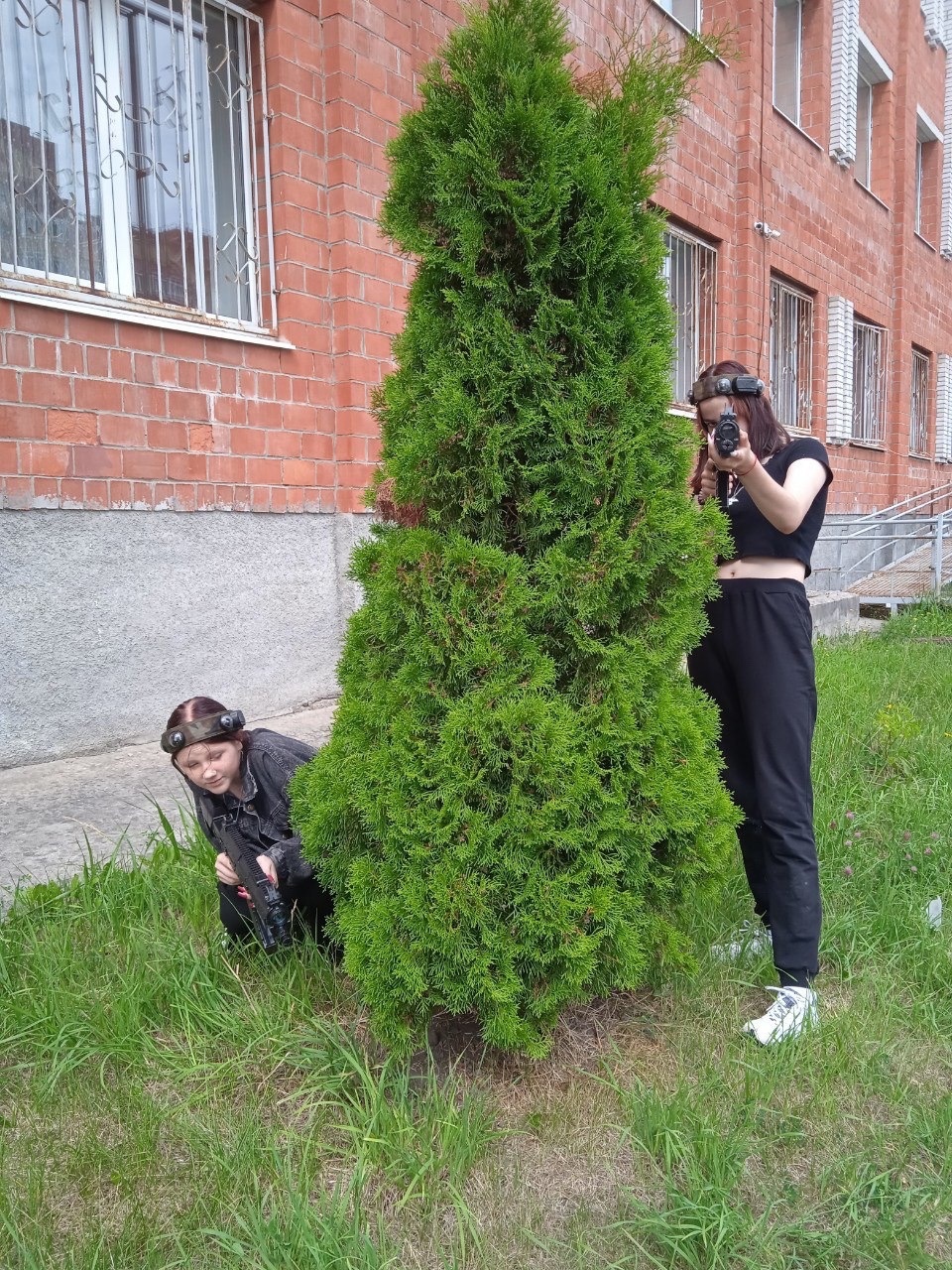 Тренировка по лазертагу и награждение.