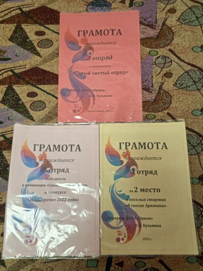 Зимние каникулы в ДООЛ "Орион"
