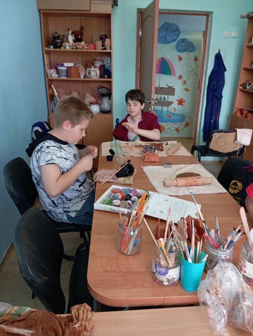 Работа с глиной