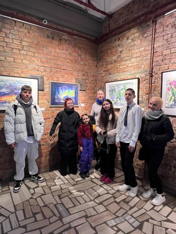 Полезные выходные. Ребята посетили музей современного искусства АРТМУЗА.
