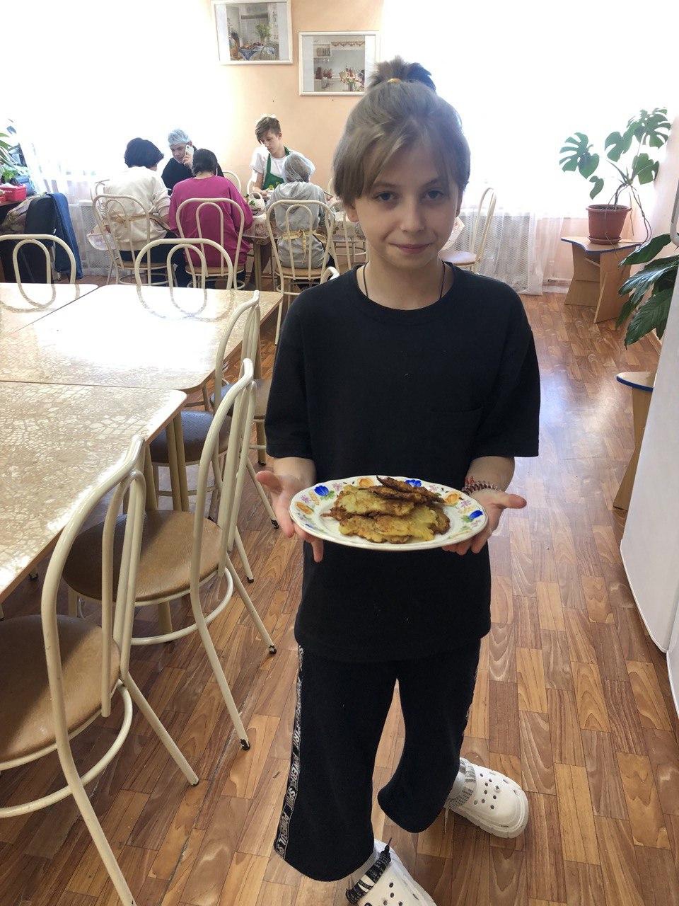 Занятия по кулинарии Ребята продолжают экспериментировать с картофелем.