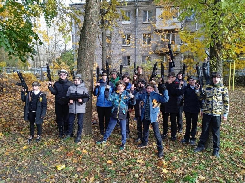 Играем в лазертаг