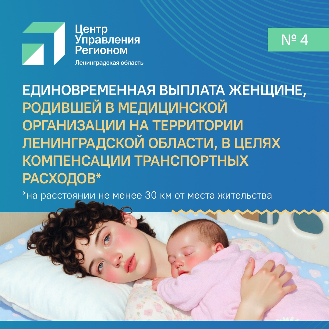 В Ленинградской области действуют меры социальной поддержки семей — как федеральные, так и региональные. 