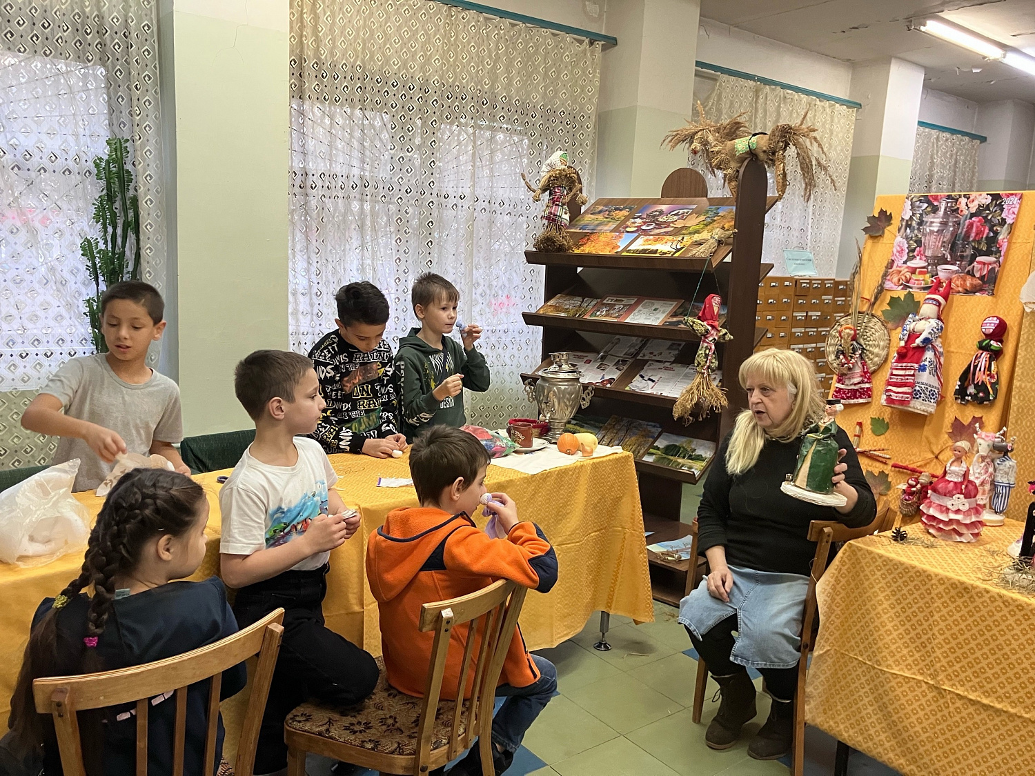 Мастер-класс в Никольской библиотеке.