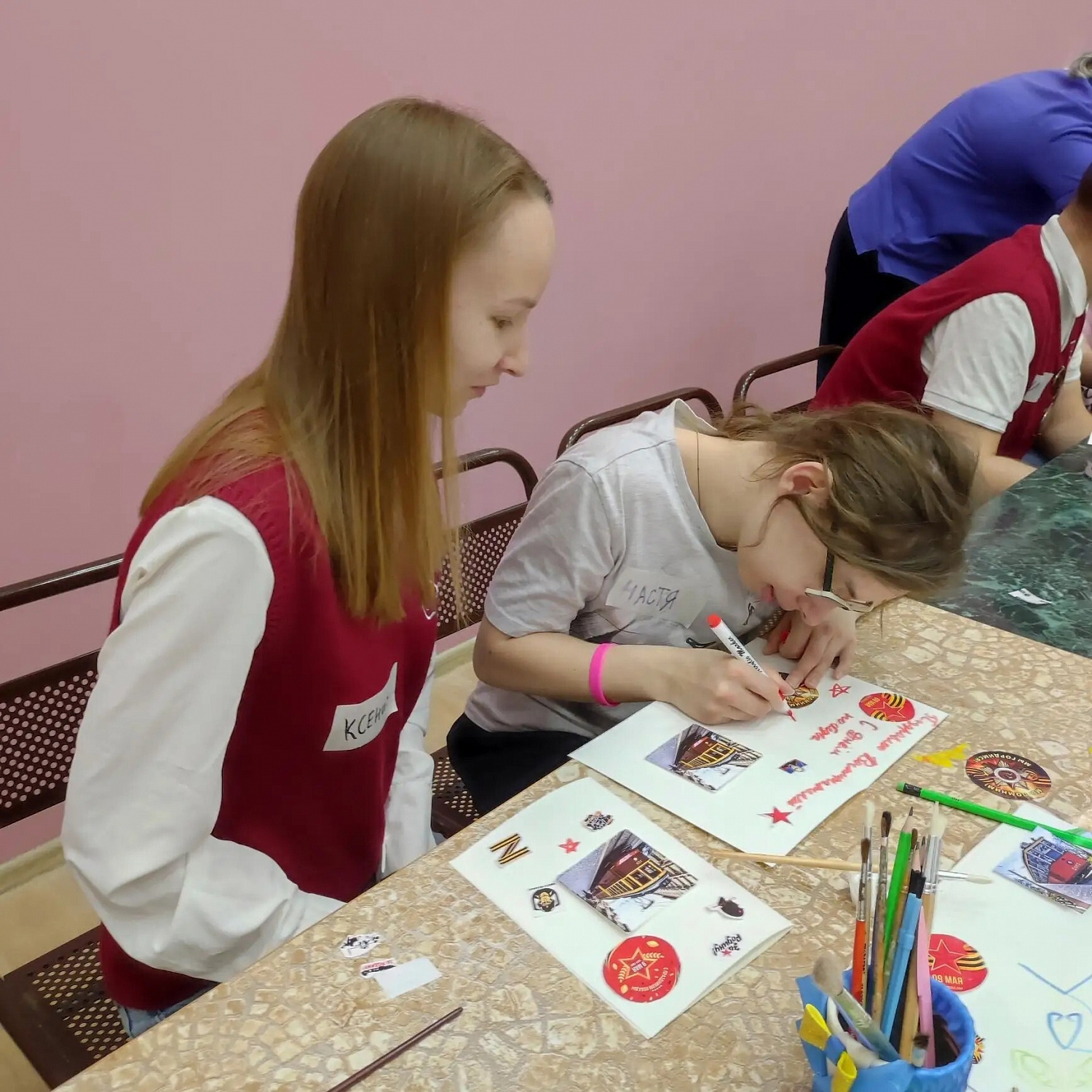 К нам приехали волонтёры АНО «Центр социальной поддержки и добровольчества «Созидатели» с очень интересным и необычным профориентационным занятием «Водитель трамвая».