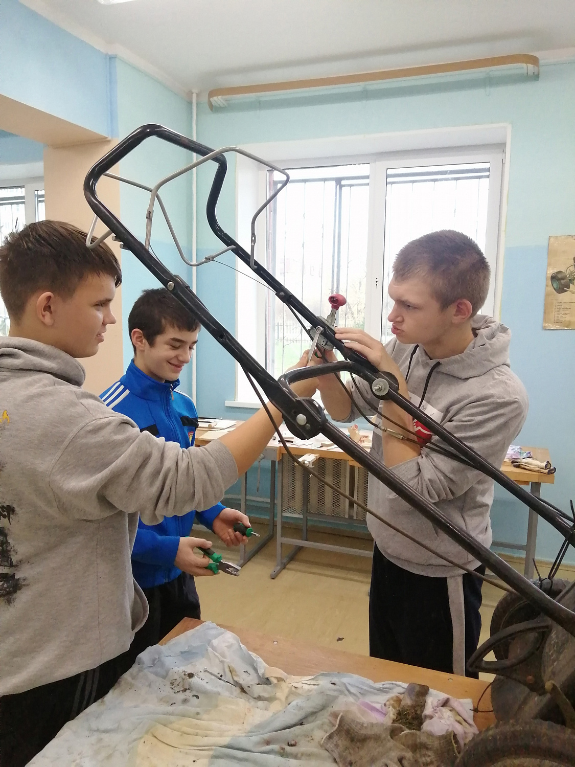 Кружок картинга. Ремонт и запуск двигателя.